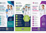 design a professional medical flyers brochure at cheap price
